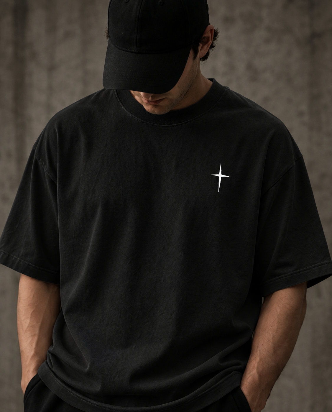 Heavy Tee — Black, view 3