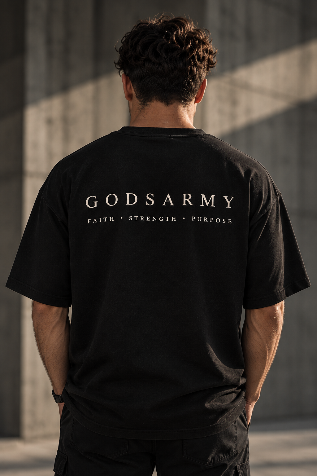 Heavy Tee — Black, view 5
