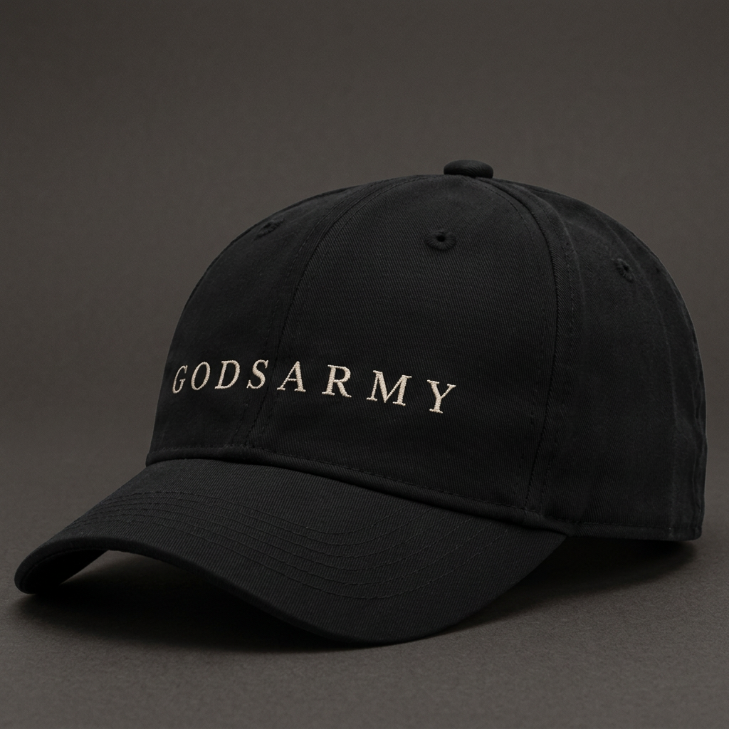 GODSARMY Cap — Ivory Embroidery, view 3
